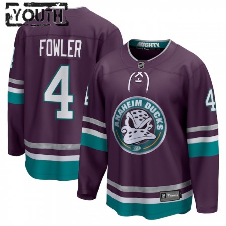 Anaheim Ducks Hockeydrakt 30th Anniversary Replica Cam Fowler 2023-24 Lilla Tredje - Barn